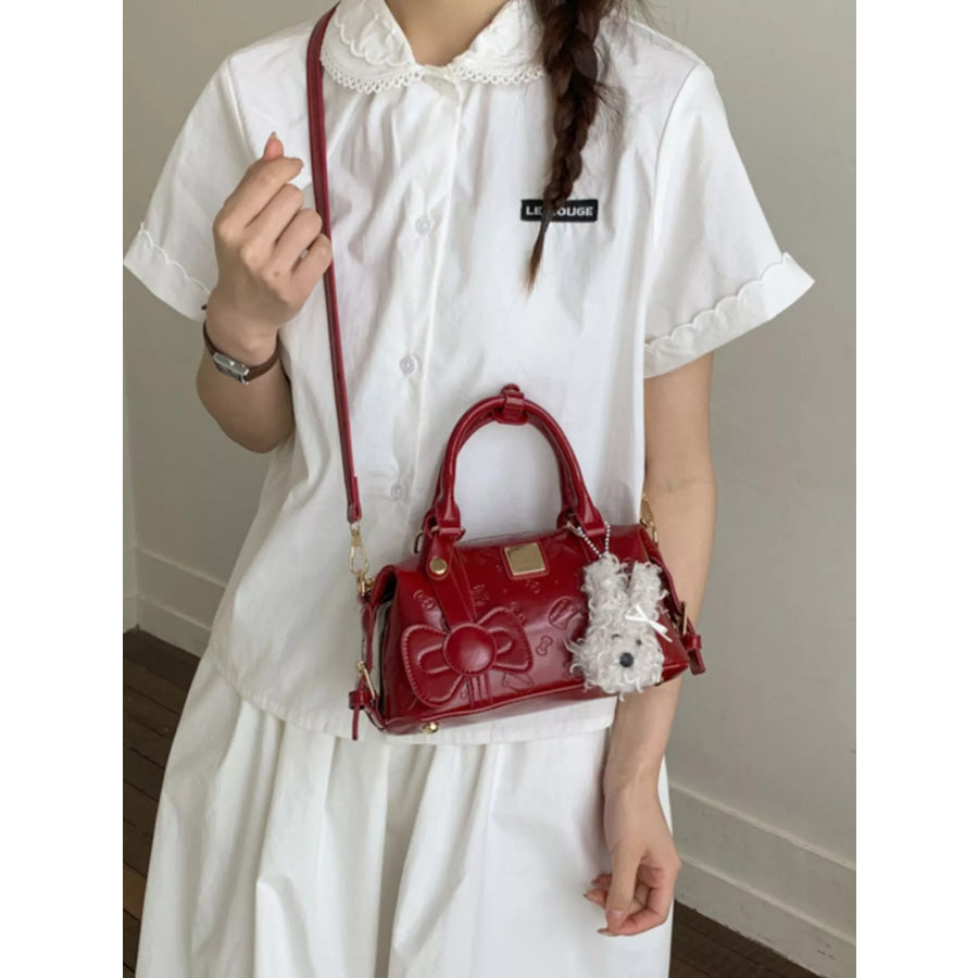 Bow Decor Crossbody Bag Apparel and Accessories