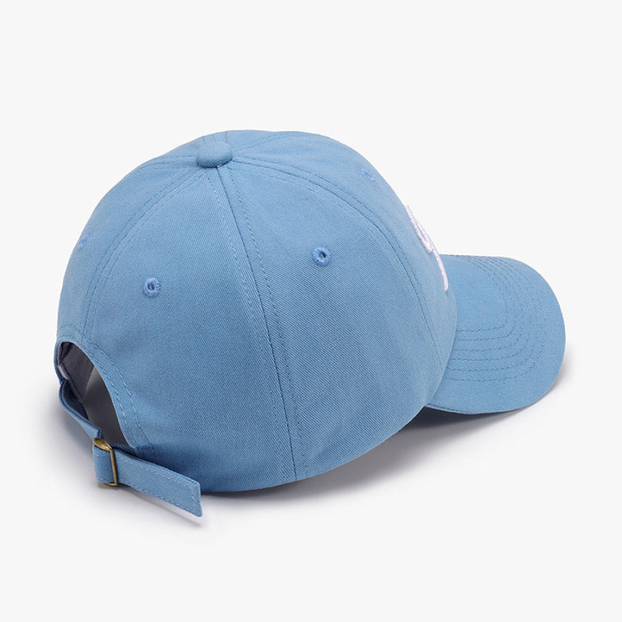 Bow Embroidered Cotton Baseball Cap Apparel and Accessories