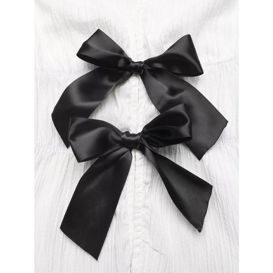 Bow Front Cap Sleeve Blouse Apparel and Accessories