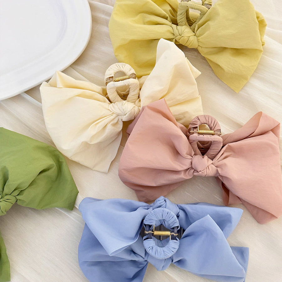 Bow Hair Claw Clip Apparel and Accessories