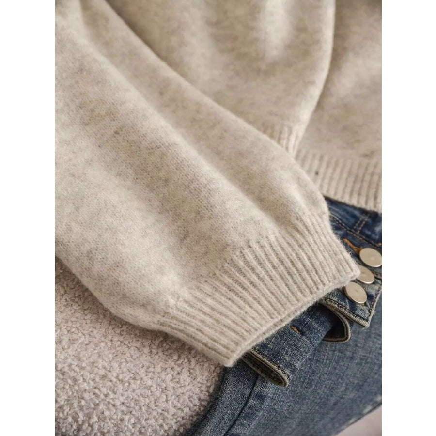 Bow-knot Front V-Neck Knit Cardigan Apparel and Accessories