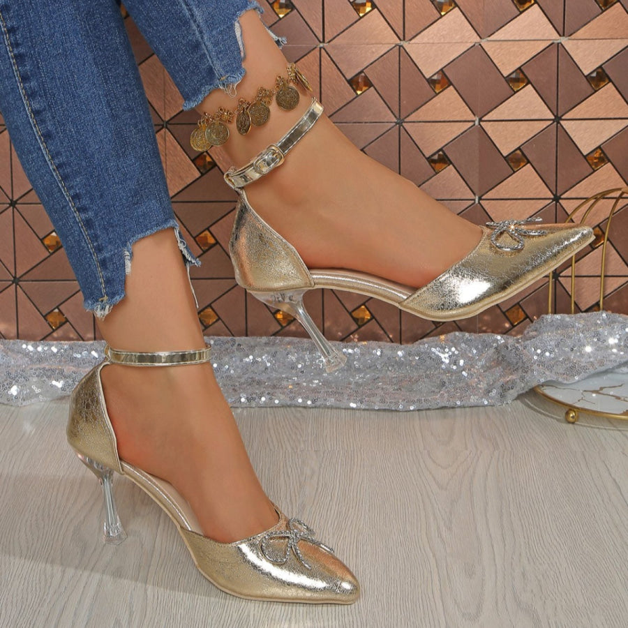 Bow Point Toe Pumps Apparel and Accessories