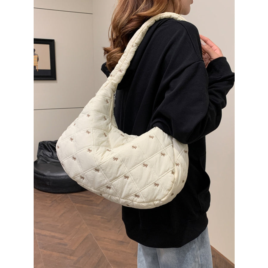 Bow Polyester Shoulder Bag Apparel and Accessories