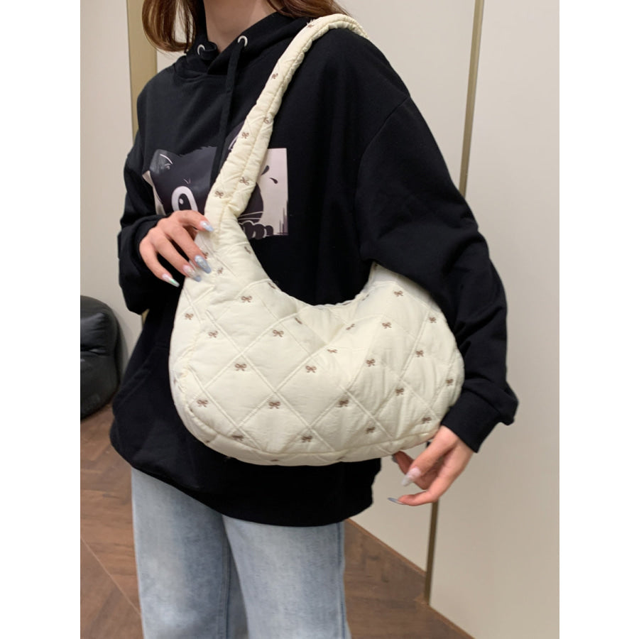 Bow Polyester Shoulder Bag Apparel and Accessories