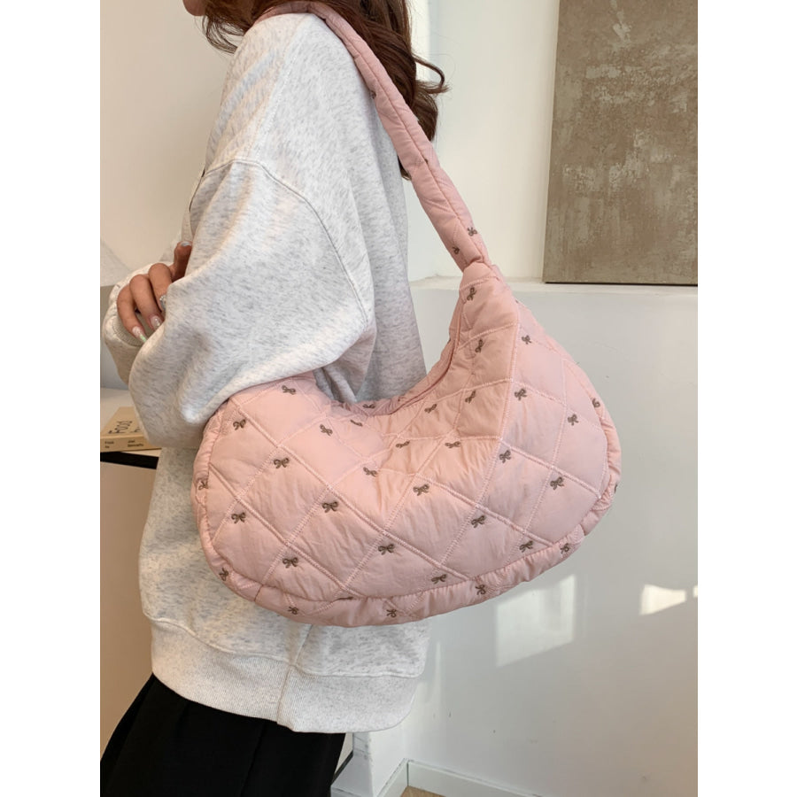 Bow Polyester Shoulder Bag Apparel and Accessories