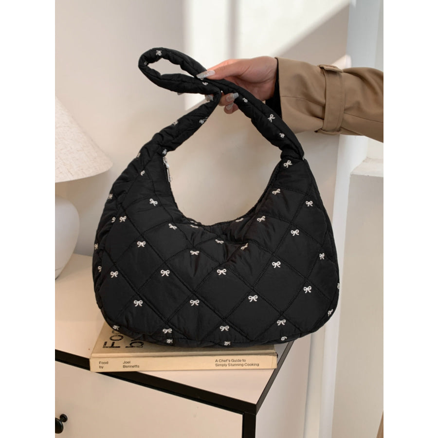 Bow Polyester Shoulder Bag Apparel and Accessories