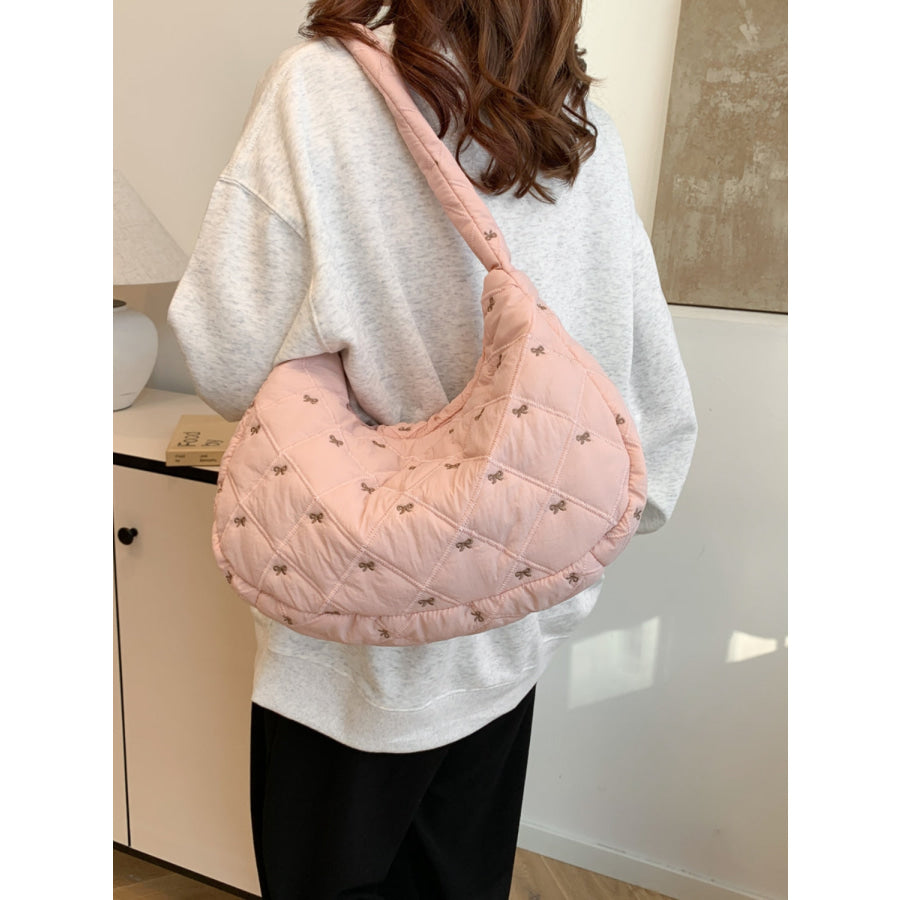 Bow Polyester Shoulder Bag Apparel and Accessories