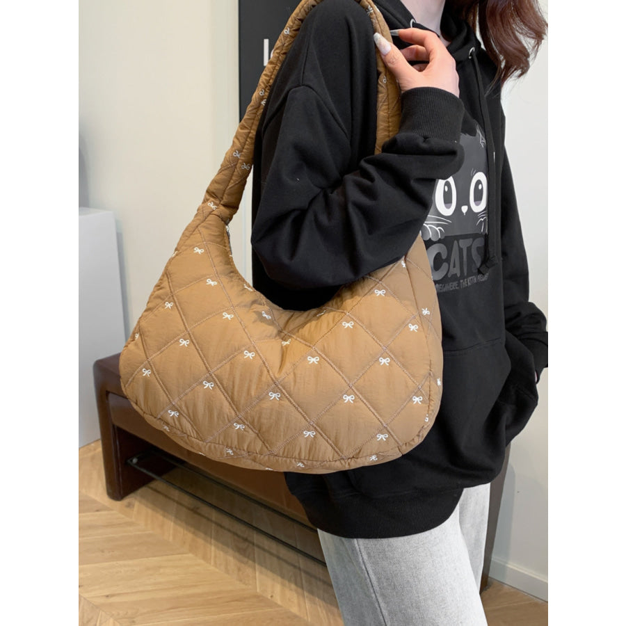 Bow Polyester Shoulder Bag Apparel and Accessories