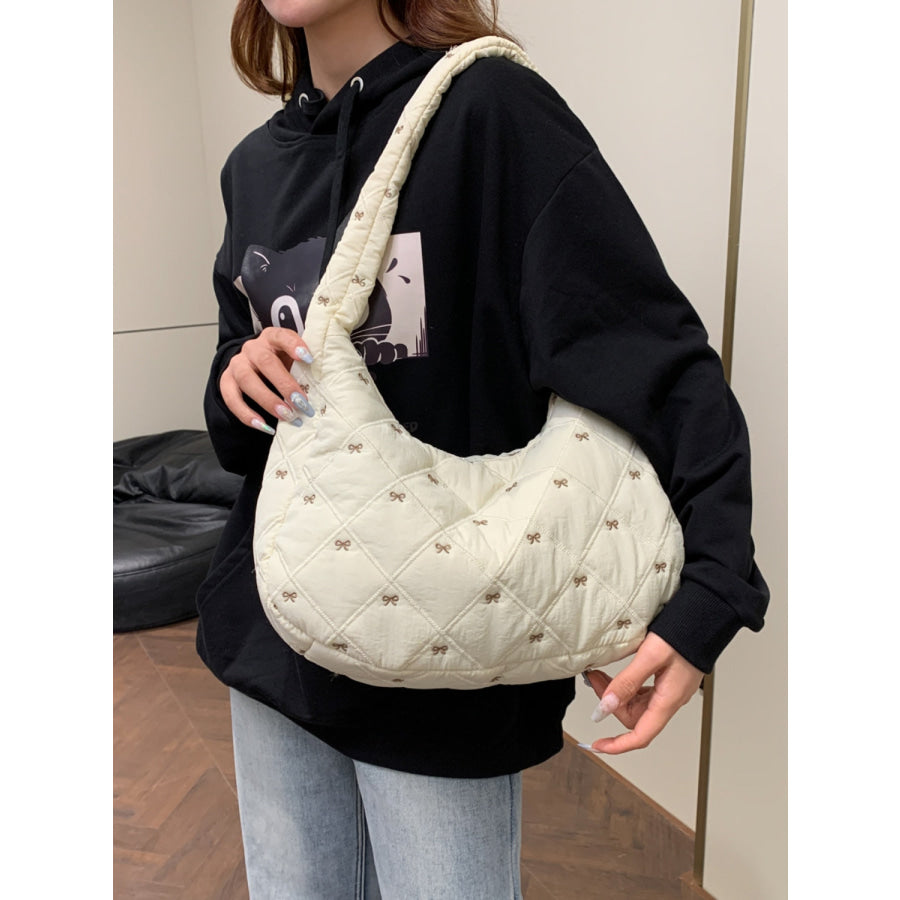 Bow Polyester Shoulder Bag Apparel and Accessories