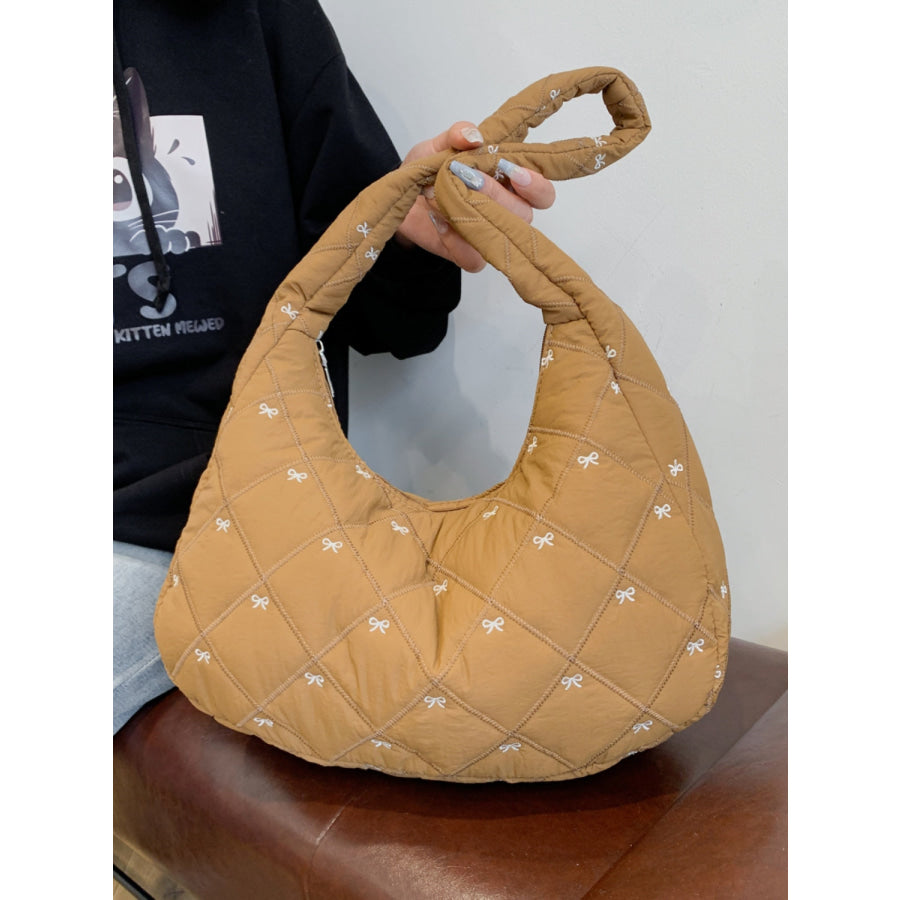 Bow Polyester Shoulder Bag Apparel and Accessories