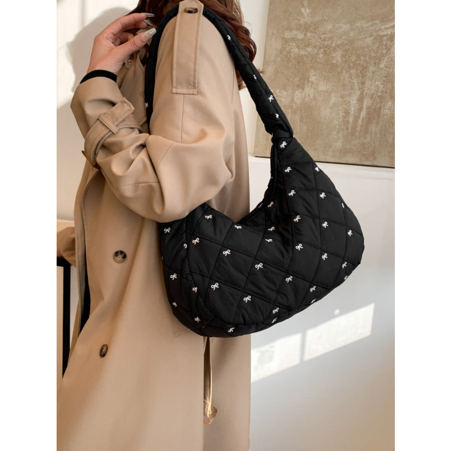 Bow Polyester Shoulder Bag Apparel and Accessories