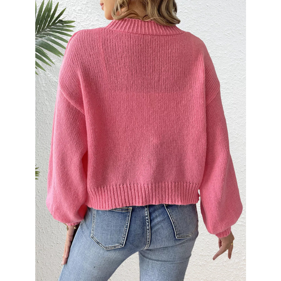 Bow-Tie Open Front Knit Cardigan Apparel and Accessories