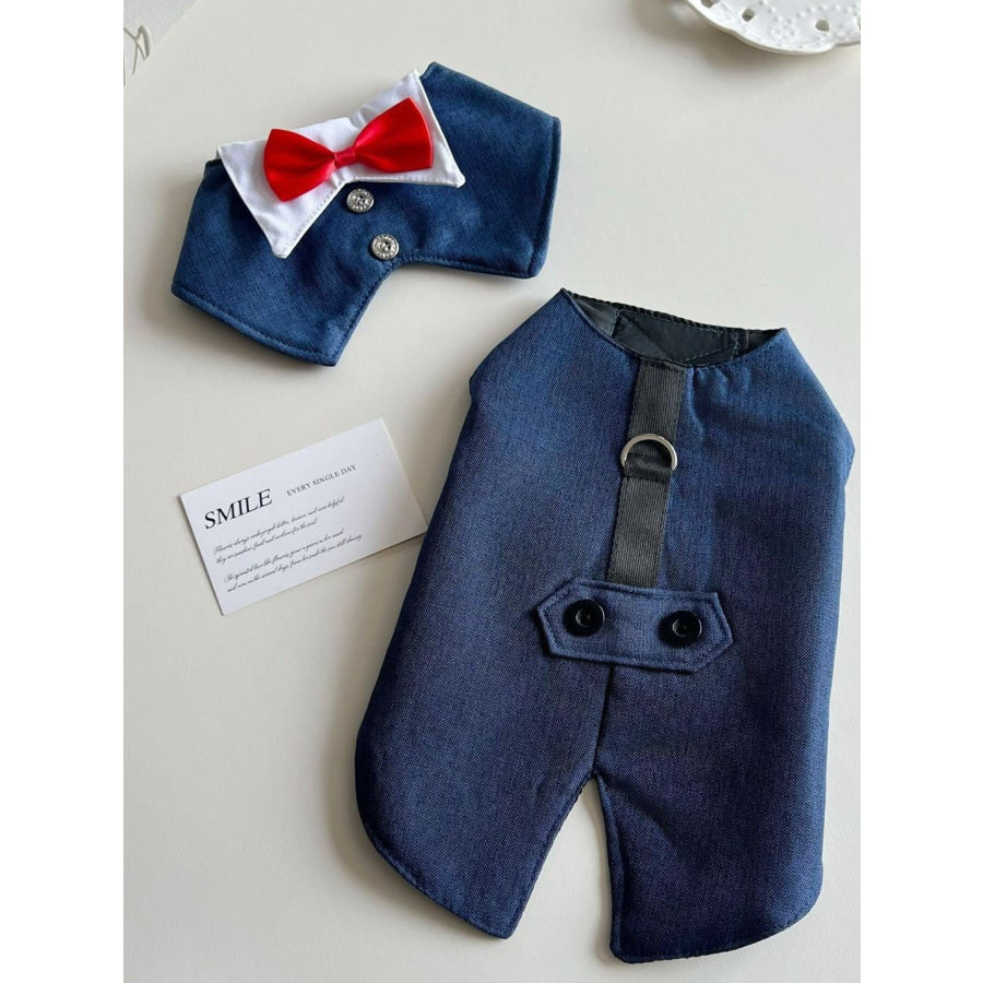 Bow Tie Pet Tuxedo Apparel and Accessories