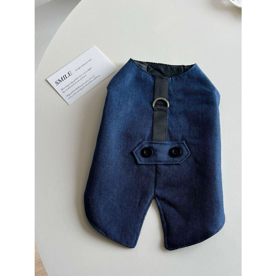 Bow Tie Pet Tuxedo Blue Tuxedo / S Apparel and Accessories