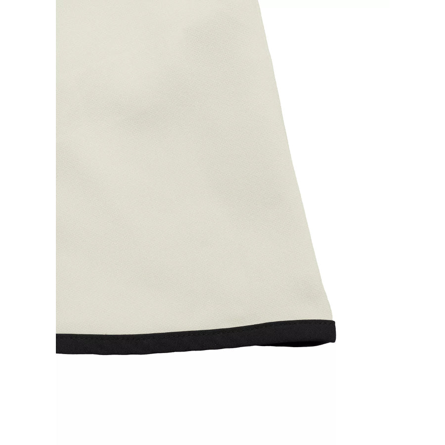 Bowknot Trim A-Line Midi Dress Apparel and Accessories