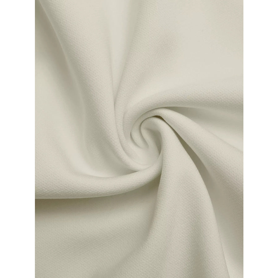 Bowknot Trim A-Line Midi Dress Apparel and Accessories