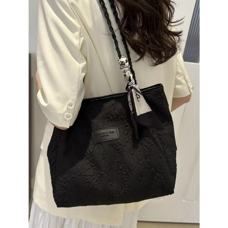 Braided Handle Tote Bag Apparel and Accessories