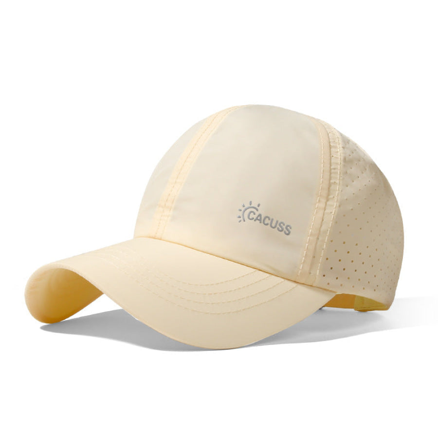 Breathable Baseball Cap Beige / One Size Apparel and Accessories