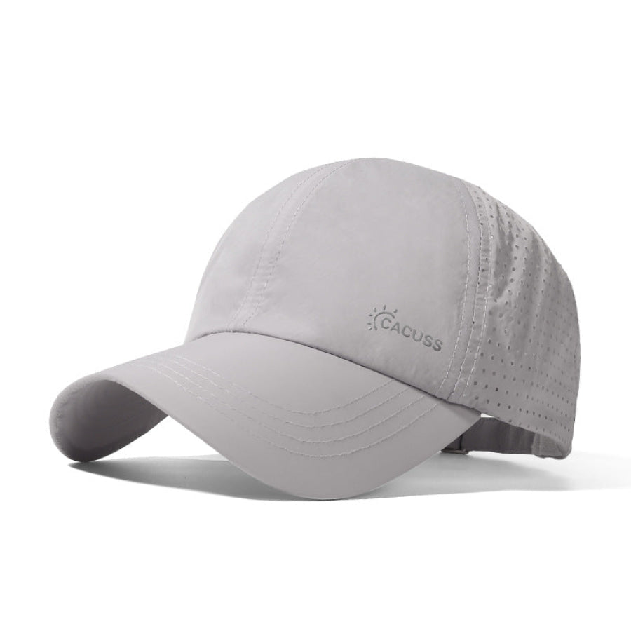 Breathable Baseball Cap Grey / One Size Apparel and Accessories