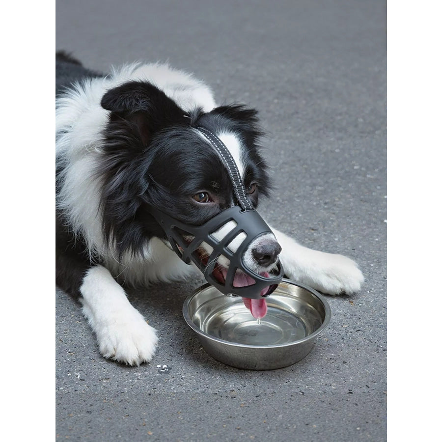 Breathable Basket Dog Muzzle Black / S Apparel and Accessories