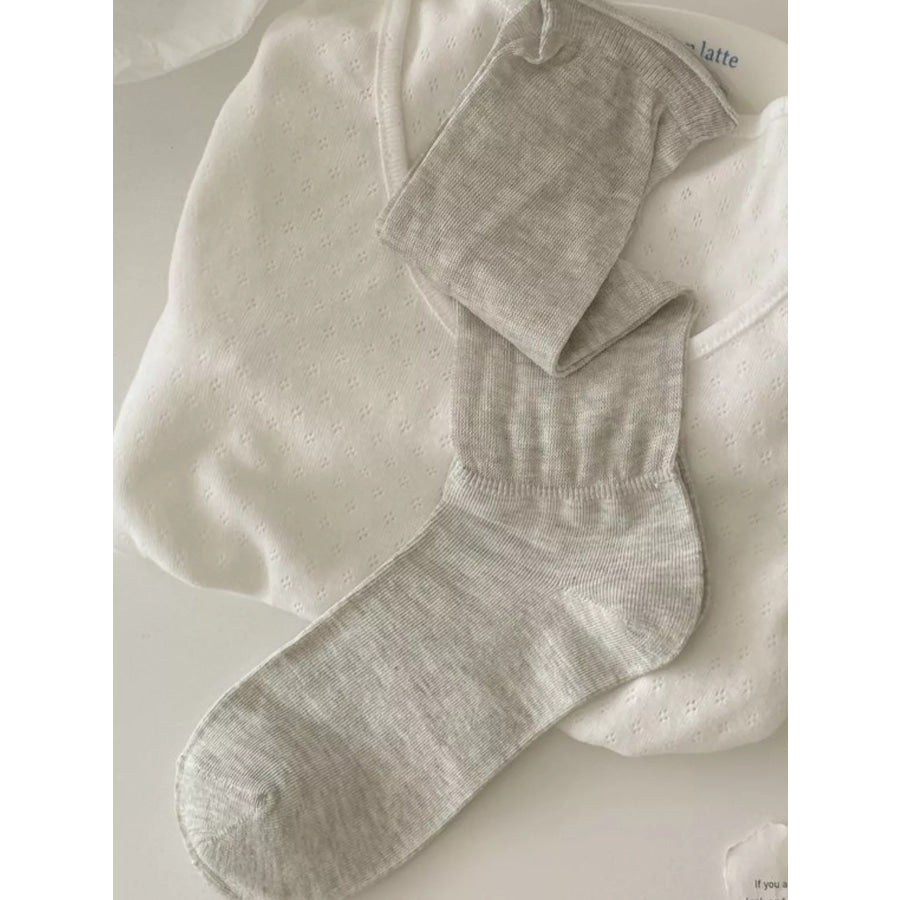Breathable Crew Socks Apparel and Accessories