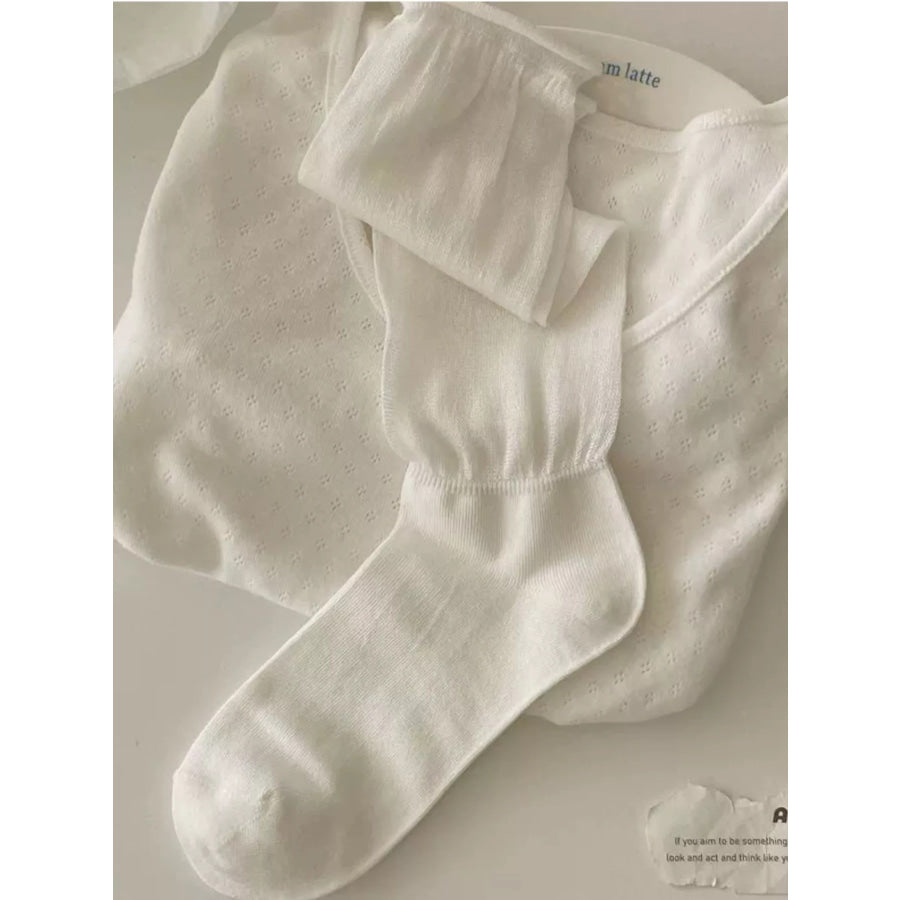 Breathable Crew Socks Apparel and Accessories