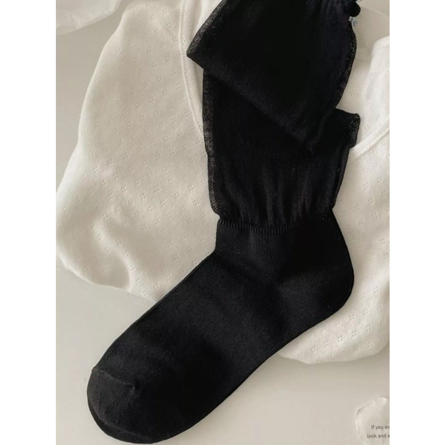 Breathable Crew Socks Apparel and Accessories