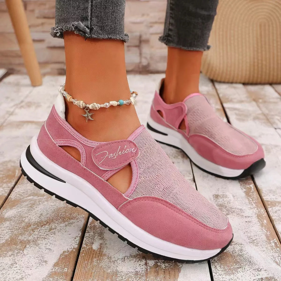 Breathable Cutout Slip-Ons Apparel and Accessories