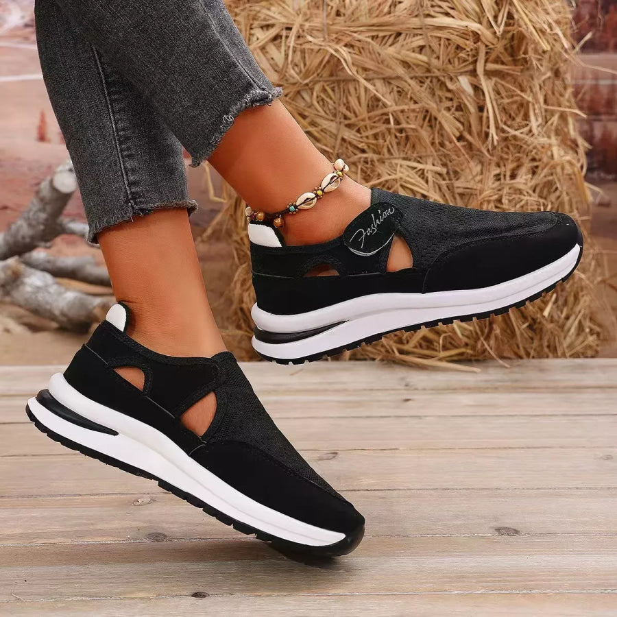 Breathable Cutout Slip-Ons Apparel and Accessories