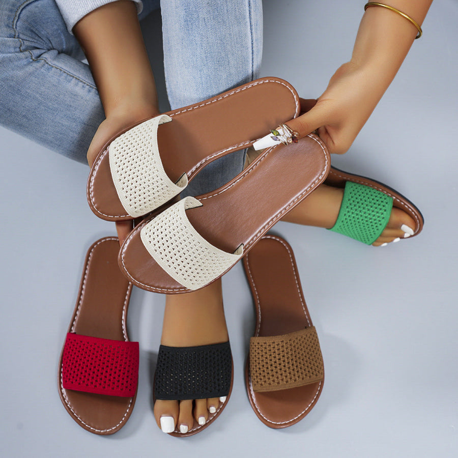 Breathable Hollow-Out Open Toe Sandals Apparel and Accessories