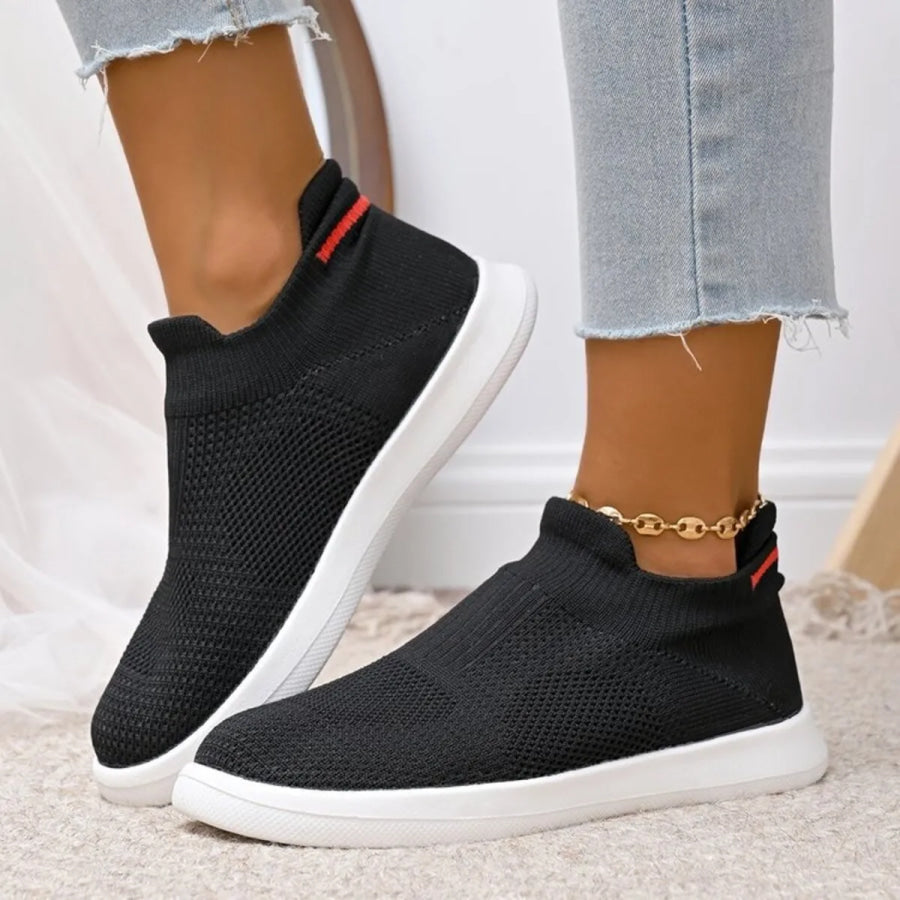 Breathable Knit Slip-Ons Apparel and Accessories
