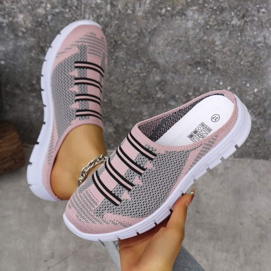 Breathable Knit Slip-Ons Apparel and Accessories