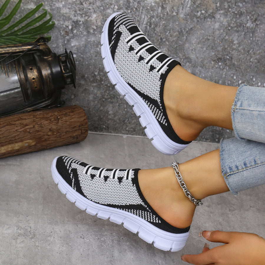 Breathable Knit Slip-Ons Apparel and Accessories