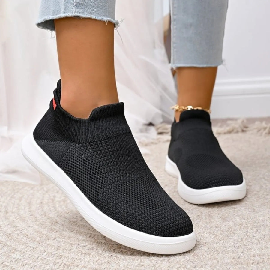 Breathable Knit Slip-Ons Apparel and Accessories