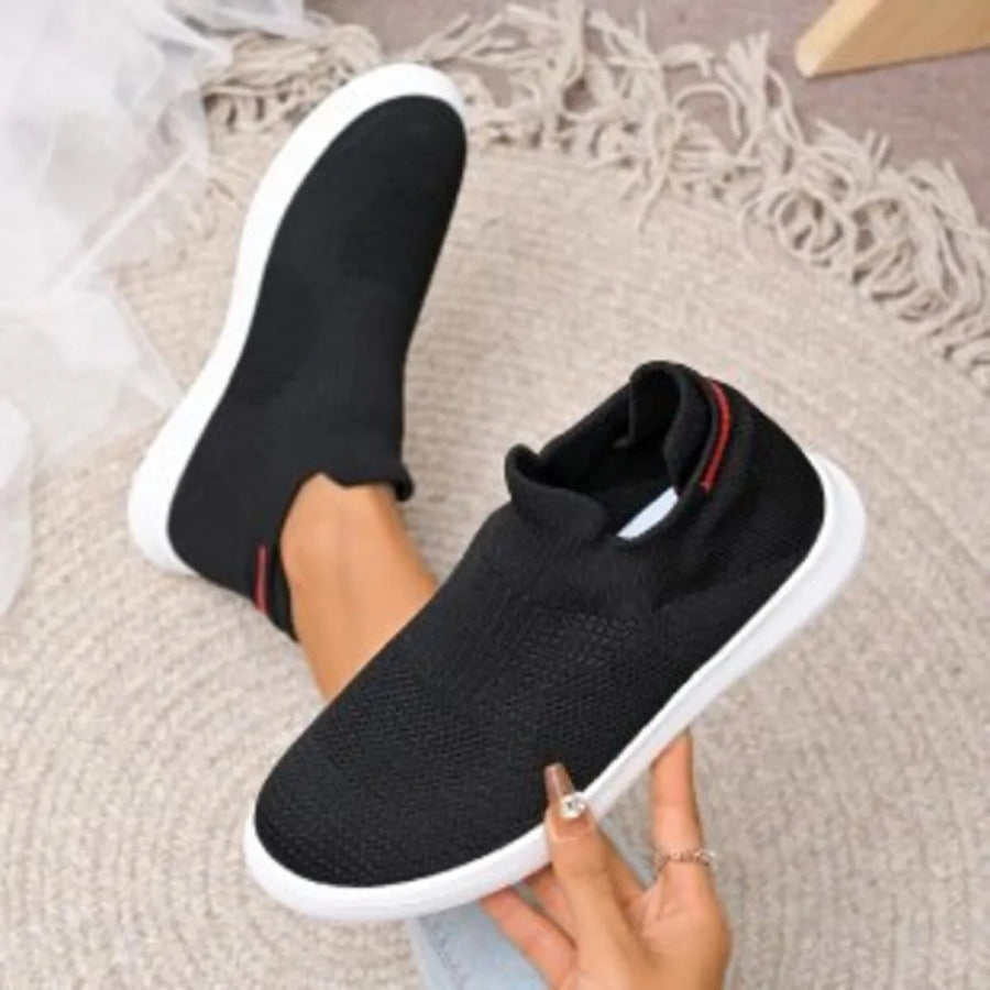 Breathable Knit Slip-Ons Apparel and Accessories