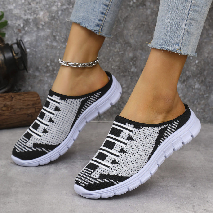 Breathable Knit Slip-Ons Apparel and Accessories