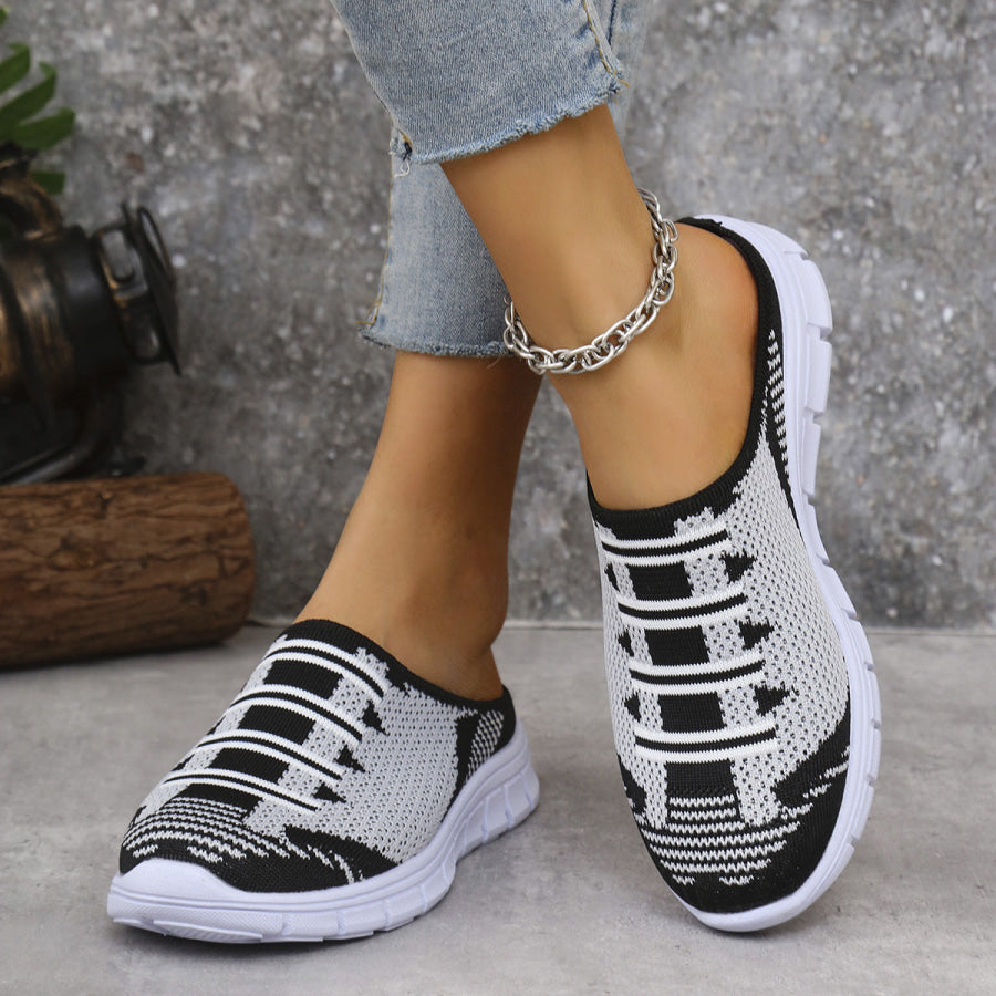 Breathable Knit Slip-Ons Apparel and Accessories