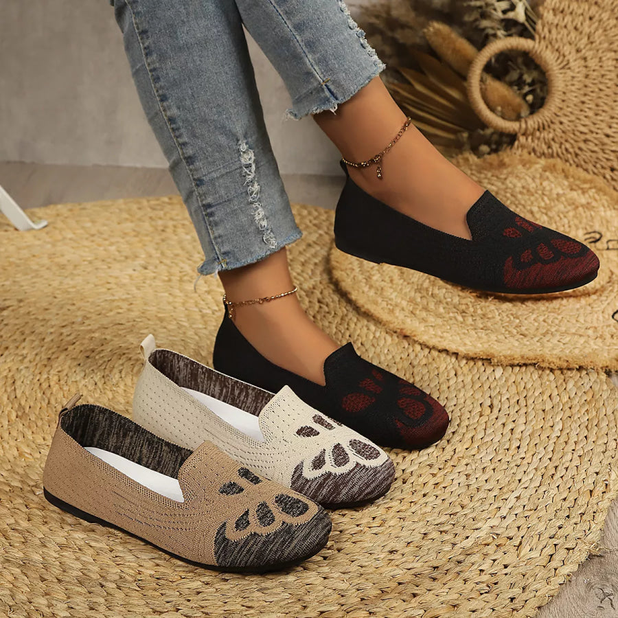 Breathable Knitted Slip-Ons Apparel and Accessories
