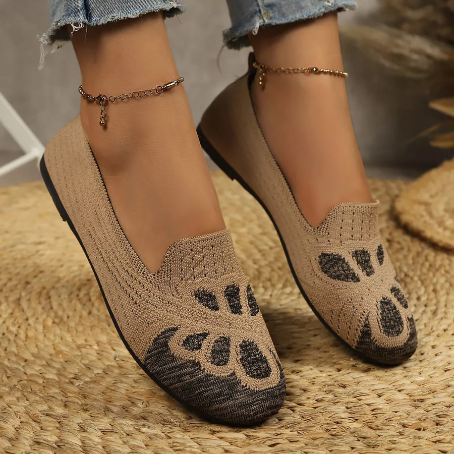 Breathable Knitted Slip-Ons Apparel and Accessories