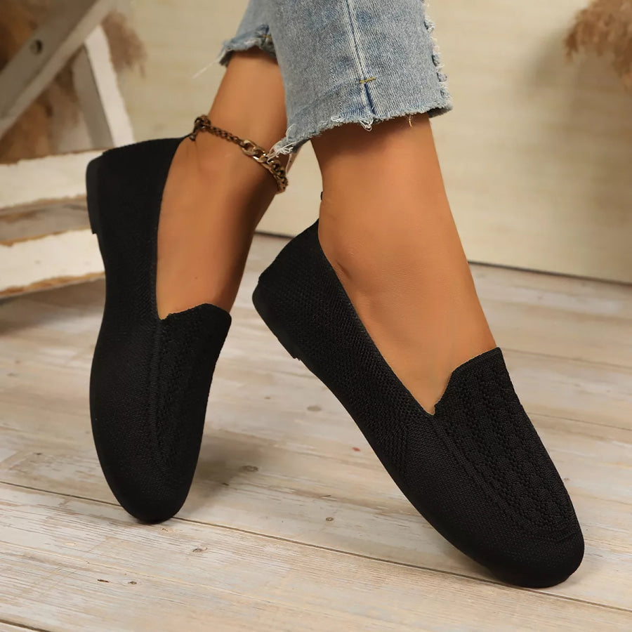 Breathable Knitted Slip-Ons Apparel and Accessories