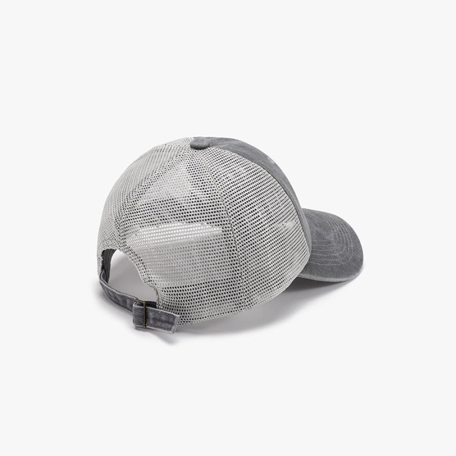 Breathable Mesh Adjustable Baseball Cap Apparel and Accessories