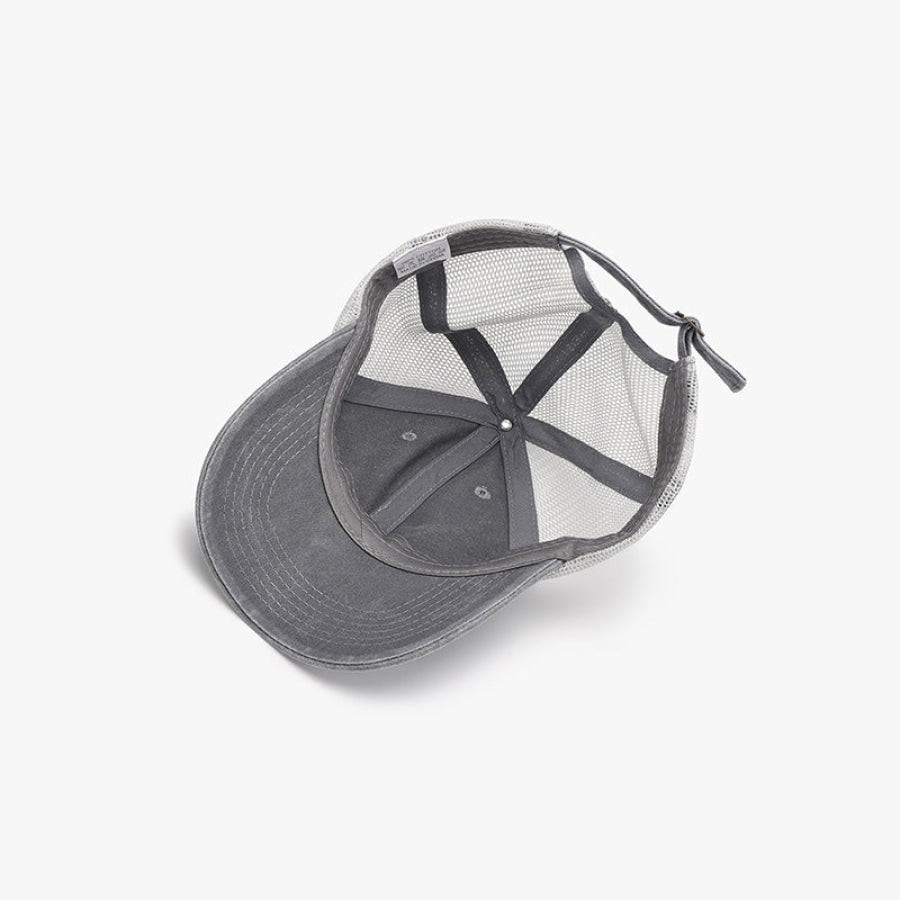 Breathable Mesh Adjustable Baseball Cap Apparel and Accessories