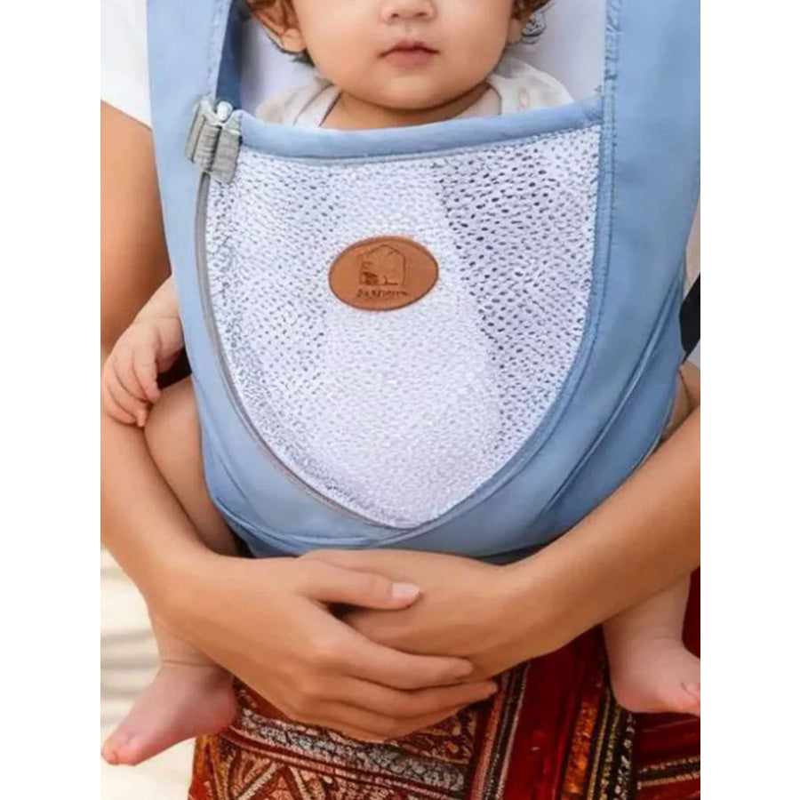 Breathable Mesh Baby Wrap Light Blue / One Size Apparel and Accessories
