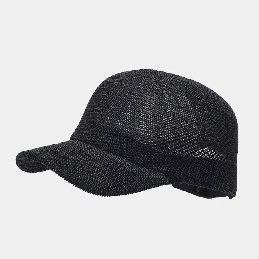 Breathable Mesh Baseball Cap Black / One Size Apparel and Accessories