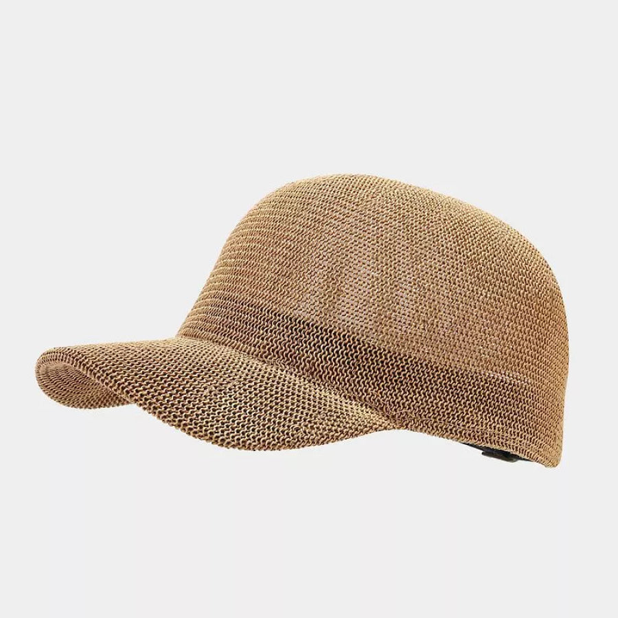 Breathable Mesh Baseball Cap Camel / One Size Apparel and Accessories