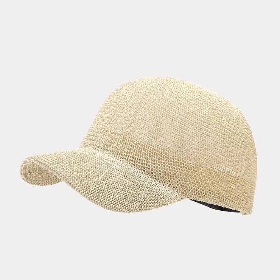 Breathable Mesh Baseball Cap Cream / One Size Apparel and Accessories