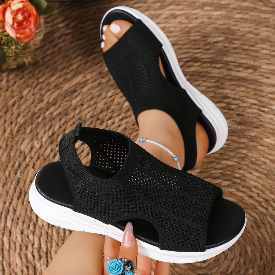 Breathable Mesh Open Toe Sandals Apparel and Accessories