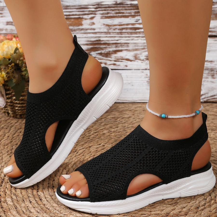 Breathable Mesh Open Toe Sandals Apparel and Accessories