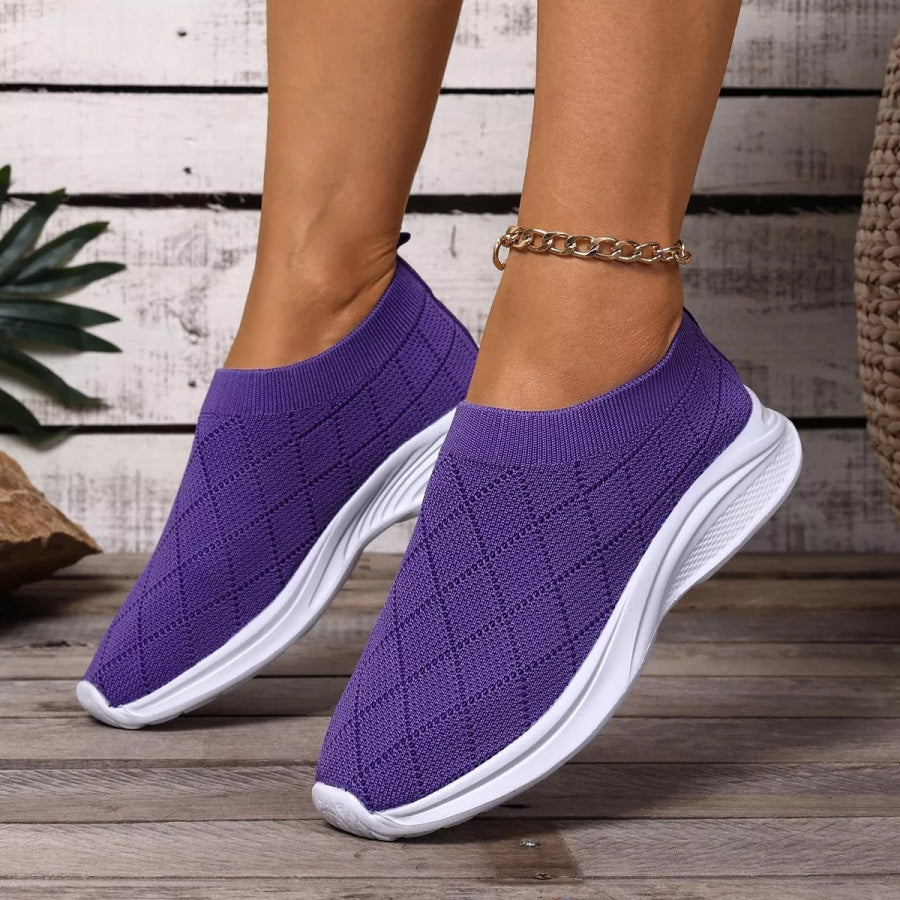 Breathable Mesh Round Toe Shoes Apparel and Accessories