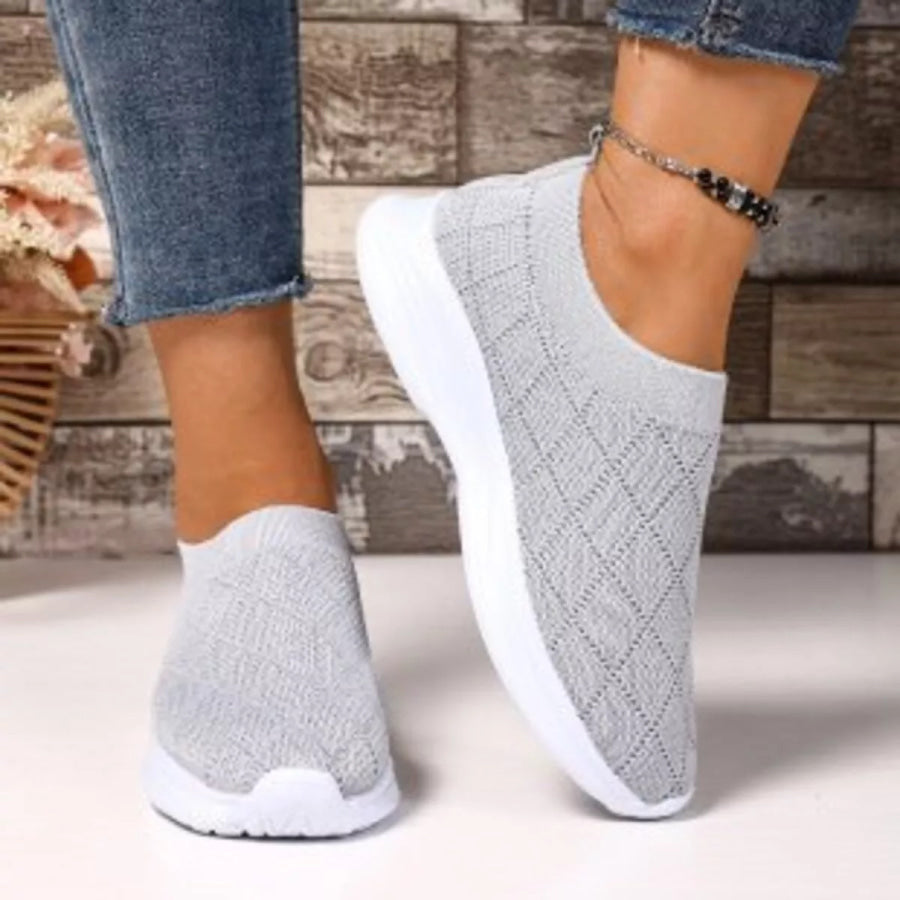 Breathable Mesh Round Toe Shoes Apparel and Accessories